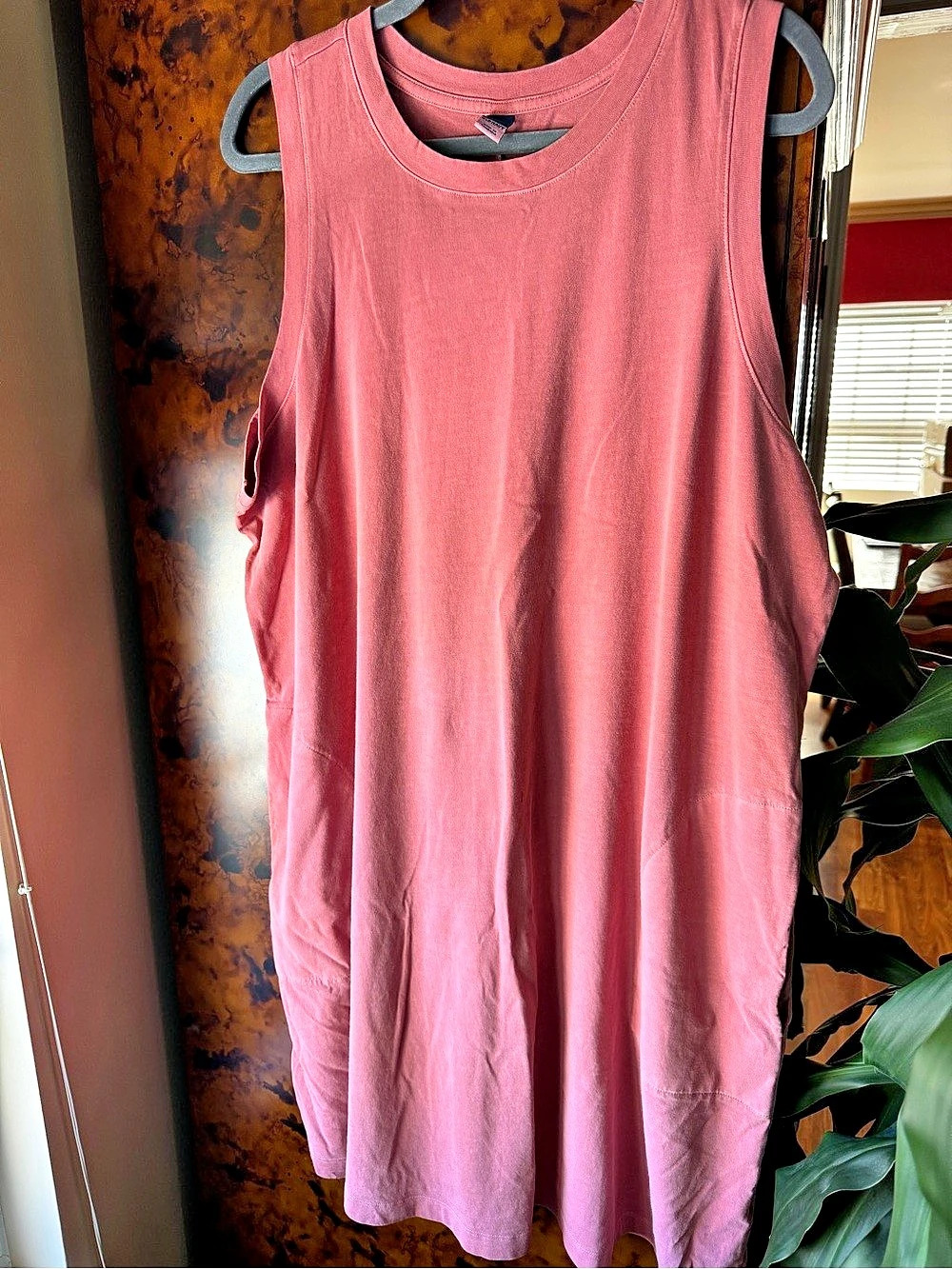 Old Navy Coral Pink Sleeveless Tank Dress Size 2X